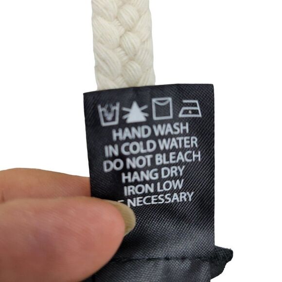 Rue21 Crop‎ Top M Rope Racerback See Through Lace Chevron Swing Hippie Festival - Picture 9 of 10